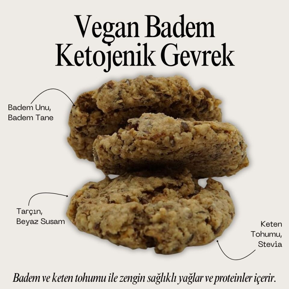 Vegan Badem Gevrek