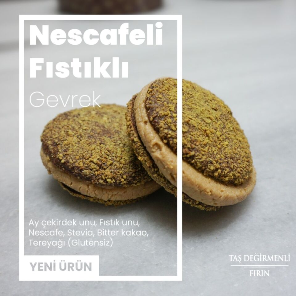 Nescafeli Fıstıklı Gevrek Glutensiz